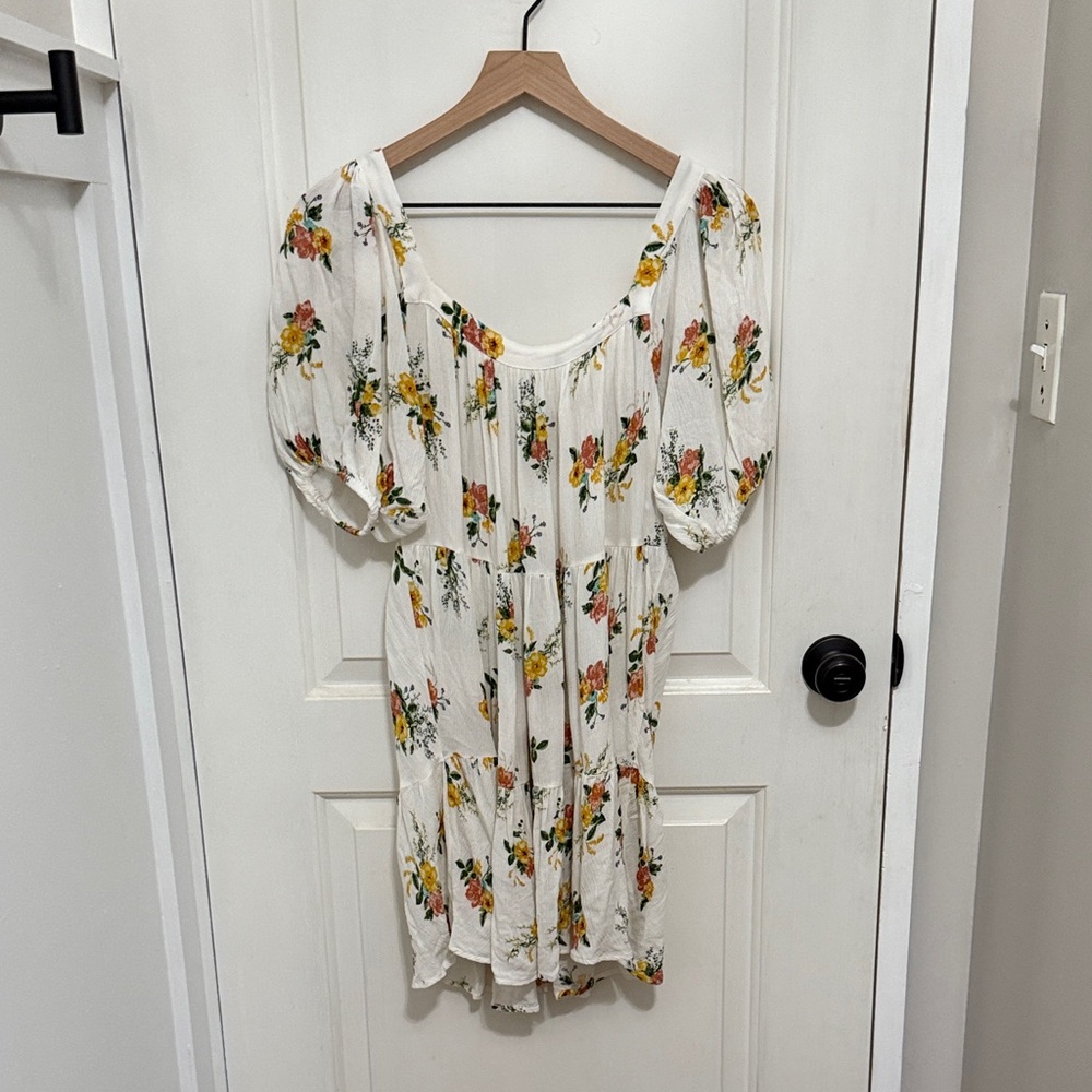 O'Neill Floral Print Puff Sleeve Blouse